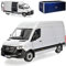 Norev Mercedes-Benz Sprinter CS30 W907 W910 Transporter Kasten Silber 3. Generation Ab 2018 1/18 Modell Auto mit individiuellem Wunschkennzeichen