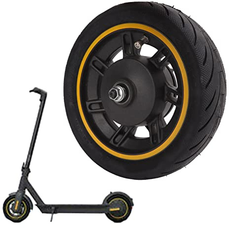 10 Inch 60/70‑6.5 Scooter Front Wheel, Front Wheel Hub with Vacuum Tubeless Tire Replacement for Ninebot 9 MAX G30 Electric Scooter