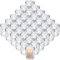 36 Pcs Glass Votive Candle Holders Bulk, Clear Tealight Candle Holder for Festival Decor/Wedding Propose Parties Holiday and Home Decor
