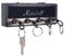 Deluisho Key Holder for Wall Audio Keychain Guitar Keychain Wall Mount Keyboard Key Holder Audio Keychain Wall Mount Creative Retro Key Storage with 4-Guitar Plugs