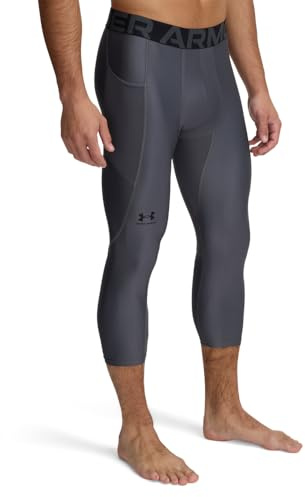Under Armour HG 3/4 Leggings graugrau, 2XL Herren