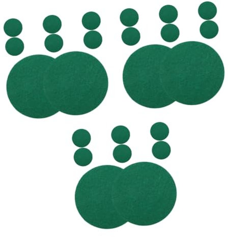 BESPORTBLE 24 STK Hockey-tischzubehör Nagelaufkleber Putter Tischhockey-schieberpolster Tischhockeyschläger Tischhockey-Pusher-Aufkleber Hockey-Teile Groß Spieltisch Chemiefaser Aus Polyester