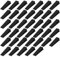40 cales de panneau de clôture, clips de panneau de clôture, cales en plastique, panneaux de clôture en plastique pour panneaux de clôture d'arrêt, assemblage de bâtiment (noir)