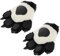DRESSOOS Erwachsene Bär Kostüm Handschuhe Cosplay Handschuhe Plüsch Warm Foto Requisiten Rolle Spielen Schwarz Farbe