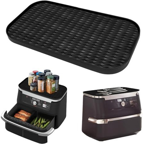 Accessoires pour Ninja Friteuse à Air, Ensemble de Rangement et Tapis en Silicone, Compatible avec AF400 AF500 AF451 DZ401
