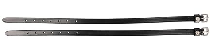 Hy Equestrian Children's Diamante Stud Spur Straps - Black
