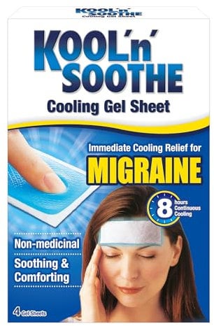 Kool 'n' Soothe Migraine Cooling Strips - 4 Strips