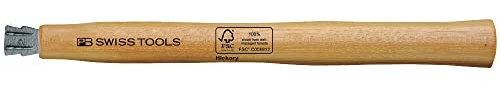 PB SWISS TOOLS PB Swiss Tools Hammerstiel PB 310.3 stiel Grösse 3 für Hämmer PB 300, 304 und 306 Stiel aus FSC zertifiziertem Hickory Holz mit Keil und Spannstift, Stiellänge 285 mm