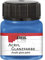 KREUL 79234 - Acryl Glanzfarbe, 20 ml Glas in blau, glänzend-glatte Acrylfarbe zum Anmalen und Basteln, auf Wasserbasis, speichelecht, schnelltrocknend und deckend