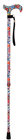 Aidapt Aidapt Deluxe Patterned Walking Stick ' Eligible for Vat Relief in the Uk