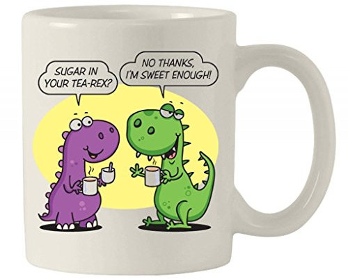 Tribal T-Shirts Sugar in Your Tea-Rex Dinosaur Mug