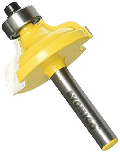 Yonico 13179q - Ogee Fillet Edge Forming Router Bit, Cutting Depth: 3/8 - 1/4 Shank