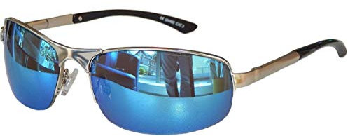 Gil SSC MATRIX SONNENBRILLE SPORTBRILLE MOTORRADBRILLE SPORT BRILLE M 26 (Chrom blau verspiegelt)