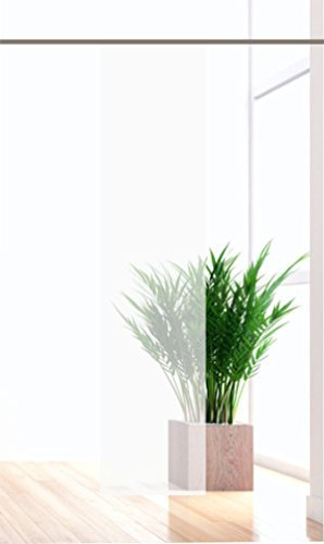 gardinen-for-life Flächenvorhang Weiss Unifarben - Voile feingewebt - Transparente Sonderanfertigung Gr.60x260 cm