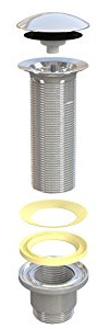 Bonomini 0973rv54s7 Ablaufgarnitur aus Kunststoff, chrom