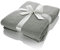 Unbekannt XXL Strickdecke Tagesdeck Decke 130x180 cm grau Wohndecke Kuscheldecke NEU
