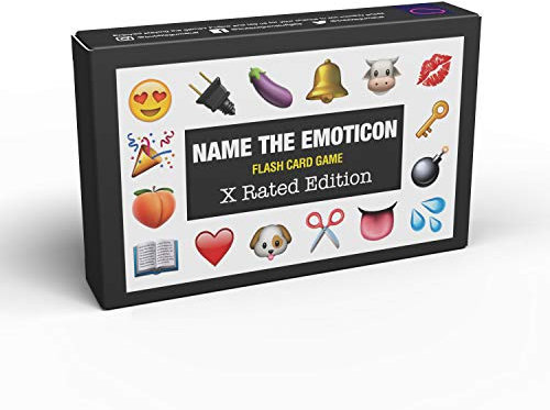 Bubblegum Stuff - Name The Emoticon, X Rted - Spielkarten, Brettspiele, Familienspiele - Trivia-Spiele, Spiele für Erwachsene - Partyspiele, Reisespiele, Partykartenspiel