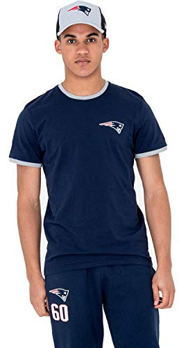 New Era Team NFL Ringer Short Sleeve T-Shirt X Large New England Patriots