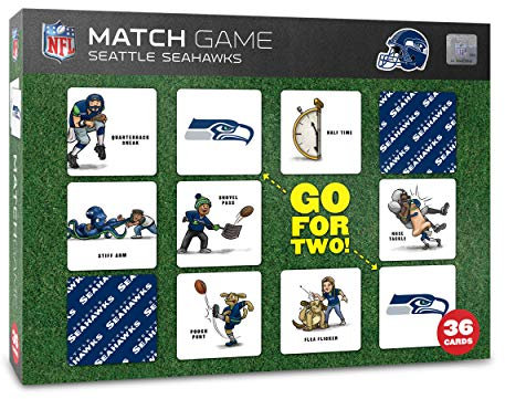 YouTheFan NFL Seattle Seahawks lizenziertes Memory Match Spiel