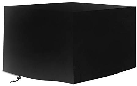 BWBG Abdeckplane Gartenmöbel Wasserdicht 420D,160x140x90cm Abdeckung Gartenmöbel Rechteckig Reißfestigkeit Winddicht Schutzhille Gartenmöbel Quadratisch UV-Beständiges Für Garten Möbel Gartentisch