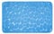 WohnDirect Badezimmerteppich mit Memory Foam - Rutschfester Badteppich - Badematte waschbar & schnelltrocknend auch ideal als Duschvorleger - Badvorleger 60 x 100 cm - Blau