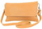 modamoda de T226 Damen Leder Clutch Umhängetasche Abendtasche Small handmade in Italy, Farbe:Camel