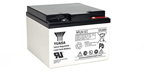 Yuasa NPL24-12 Lead Acid Battery - 12V, 24Ah