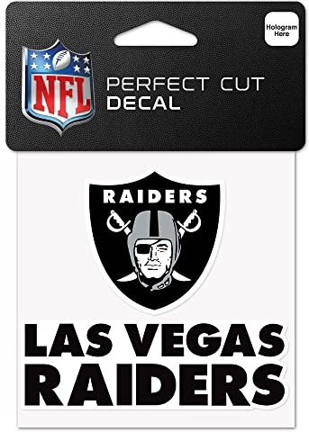 Wincraft Aufkleber 10x10cm - NFL Las Vegas Raiders, Einheitsgröße