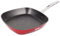 Quttin Sarten Asadora Antiadherente Aluminio con Revestimiento Resistente. Cacerola de Aluminio Forjado con Tapa de Cristal. Aptas para todo tipo de Cocinas. Modelo Majestic Granate 28 cm de Diametro