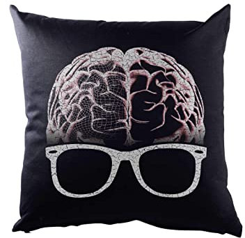 Urban Backwoods Nerd Brain Kissen Dekokissen