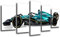 Cuadro Moderno Fotografico Coche Fórmula 1, Aston Martin AMR23 2023, Alonso, Stroll, 165 x 62 cm, ref. 27433