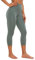 CRZ YOGA Butterluxe Damen High Waist 3/4 Leggings Capri Blickdicht Sport Yoga Fitness Sommer Sporthose - 53cm Grauer Salbei 36