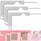 3 Stück/Sets Bucheinband-Anleitung, 5-in-1 Edelstahl-Buchbinder-Werkzeug zum einfachen Herstellen von Deckeln, Scrapbooking, Alben, Lineal, Kunsthandwerk, kreatives Scrapbooking-Werkzeug