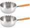 JB HOME COLLECTION Japanese Stainless Steel Yukihira Saucepan 18cm Cooking Pan Pot, Made in Japan, 1.7 Quart, 2 Pack