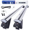DGH SYSTEM Kompletter Aluminium-Dachträger Relingträger Easy Line Advanced 120 cm kompatibel mit Seat Altea XL MPV 2006-2015 mit geschlossener Dachreling, abschließbar, Nutzlast 90 kg