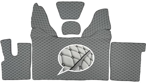 Fußmatten, Automatten LKW für DAF 106 XF AUTOMAT 2018-2022 (Grau-Schwarz)