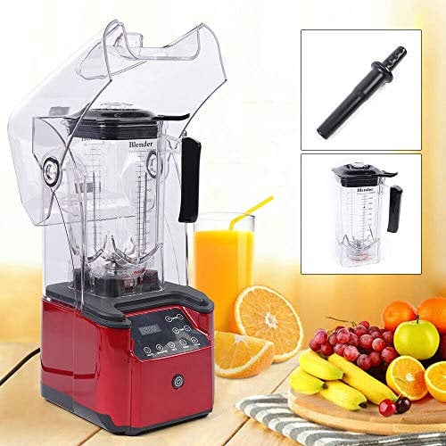 Frullatore ad alte prestazioni da 2200 W, con indicatore dell'ora a LED, frullatore per smoothie Maker per smoothie Maker 2,2 KW 220 V