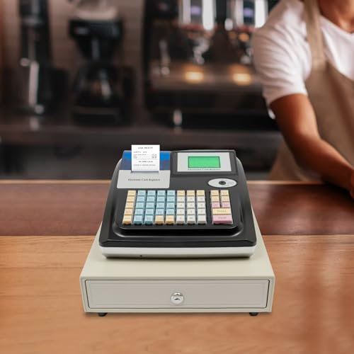 Caisse enregistreuse POS System Caisse enregistreuse gastronomie Vente au détail Caisse enregistreuse avec écran LED 48 touches
