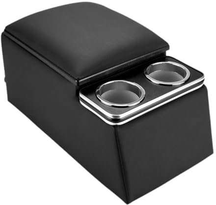Organiseur d'accoudoir de siège arrière de voiture | Boîte de console centrale pour accoudoir de siège arrière de voiture avec porte-gobelet, accoudoir de siège arrière, boîte de console pour camions