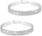 Cosysparks Strass Fußkettchen damen, 2-Pcs Funkelnde Strass Fußkettchen für Frauen Mädchen Kristall Fuß Fußkettchen Einstellbare Tennis Kette Fußkettchen für Strand Seaside Sommer Party