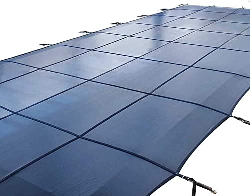 bâche Chauffage solaire Piscine Couverture De Piscine Extérieure en Polypropylène for Piscine Hors Sol, Piscine À Cadre, Bâche Isolante Durable Et Anti-poussière, Protection De Piscines, Bleu(1m x 2m