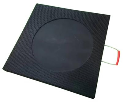 Hochbelastbar Ausleger-Pad Unterlegplatten, Stapelbar Nivellierblöcke Mit Handgriff, RV-Wagenheber & Stabilisatoren Für Kran, Abschleppwagen, Abschleppwagen, Servicewagen(60X60X7CM)
