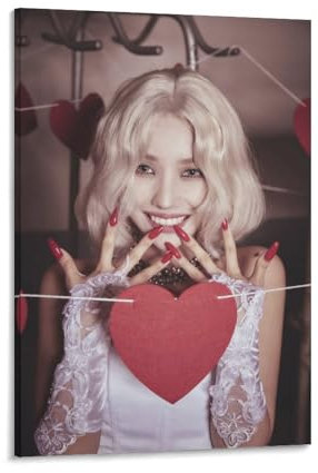 (G) I-DLE K-Pop-Poster (1) Poster, Kunstdruck, Wandfoto, Malerei, Poster, Hängebild, Familiendekoration, 50 x 75 cm