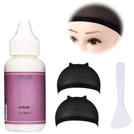 Asheyya Wig Glue Lace Front, Quick Drying Waterproof Easy to Apply