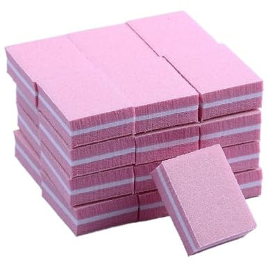 Double-Sided Mini Nail File Blocks Colorful Sponge Nail Polish Sanding Buffer Strips Polishing Manicure Tools(16)