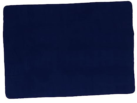 HOLIDYOYO Decke Beschützer Kühlung Schlafsack Kariert Stubenwagen Matratzenschoner Selbstbräuner Doppelt Im Freien Gestrickter Überwurf Polar- Fleecefutter Schutz Stille Kalt Polyester Blue