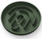 OHMO Gamelle Anti Glouton(Petit - Circulaire, Camo Vert, 15 cm) Silicone sans Ventouse, Gamelle Anti Glouton Non Toxique pour Petits Chats et Chiens