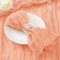 DeZerlor Seihtuch-Servietten, waschbar, Sommer, pfirsichfarben, 20 Stück, Baumwollgaze-Tischservietten, Großpackung, 53,3 x 53,3 cm, für Hochzeit, Brautparty, Abendessen, Geburtstagspartys, Dekoration