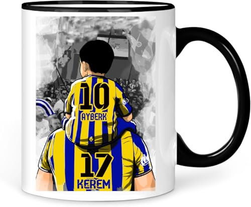 aina Keramik Kaffeetasse Schwarz 300 ml Fener 1907 Forma Baba Ogul Tasse Kaffeetasse Kahve Cay Bardagi Bardak Hediye