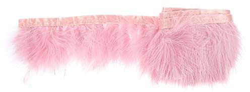 EXCEART Flauschiger Federgürtel kindermütze Kappe Hair Jewellery faszinater Kinderhüte unikal Pelzstoff Nähen Fell Satinbesatz Dekoration Schal Zubehör DIY Nähzubehör Truthahnfedern